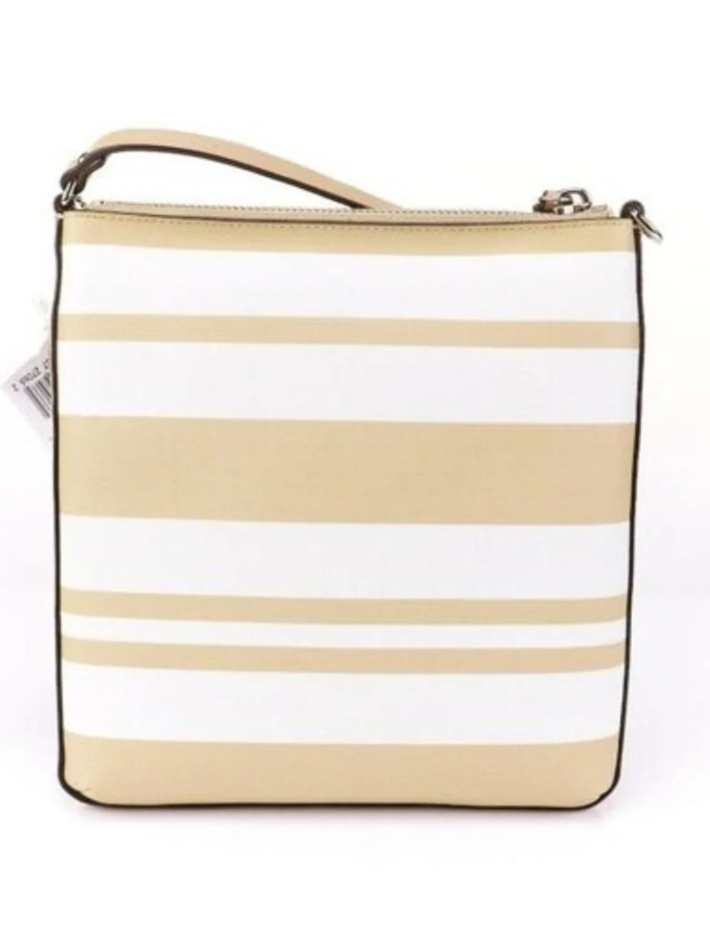 Coach Bleecker North/South Swingpack in Striped Coated Canvas